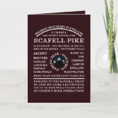 Scafell Pike, Mountain Expendation Information カード (正面)