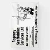 Scaffolding and Scaffold Hire 横断幕 (縦)