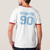 Scafidi、マイク Tシャツ (裏面)