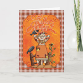 Scakerrow Hello Autumnグリーティングカード カード