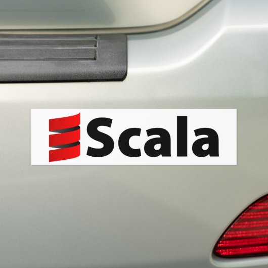 Scalaのバンパーステッカー バンパーステッカー (車上)