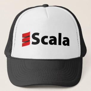 Scalaの帽子、黒いロゴ キャップ