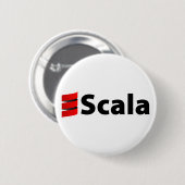 Scalaボタン、Scalaのロゴ 缶バッジ (正面&裏面)
