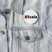 Scalaボタン、Scalaのロゴ 缶バッジ (インサイチュ)