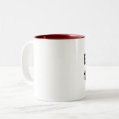 Scalaマグかステインは、ロゴを展開させます ツートーンマグカップ (正面左)