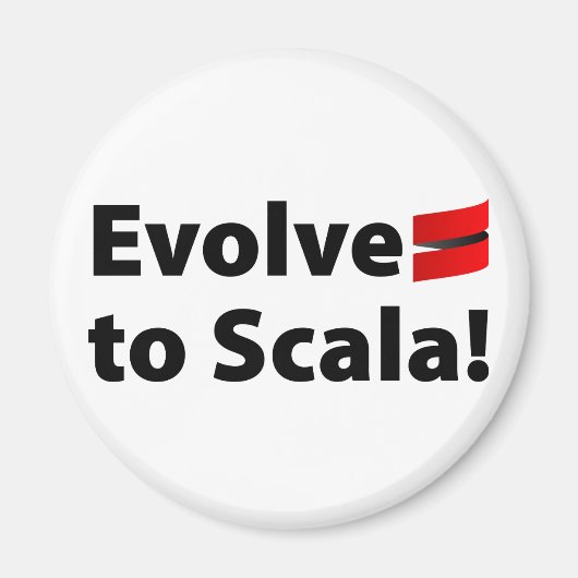 Scalaマグネット、Evolveロゴ マグネット (正面)