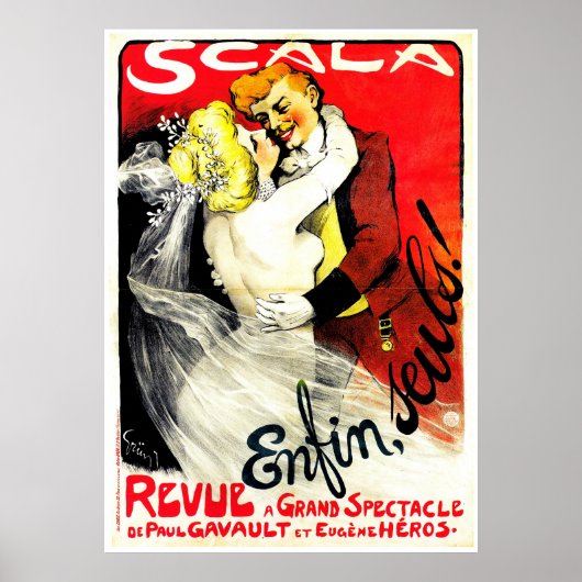 Scala Enfin Seuls ~ヴィンテージ広告 ポスター (正面)