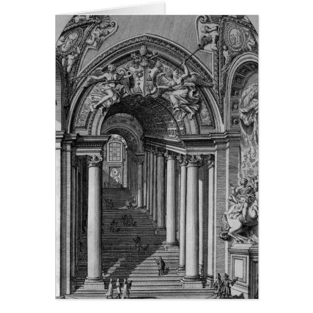 Scala Regiaの階段の眺め (正面)