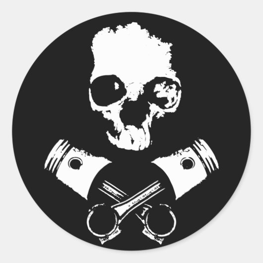 Scalawagとクロスしたピストン ラウンドシール (正面)