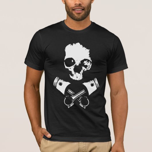 Scalawag及び交差させたピストン Tシャツ (正面)