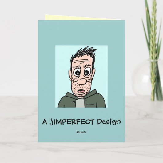 Scale of Justice Greeting Card カード (裏面)