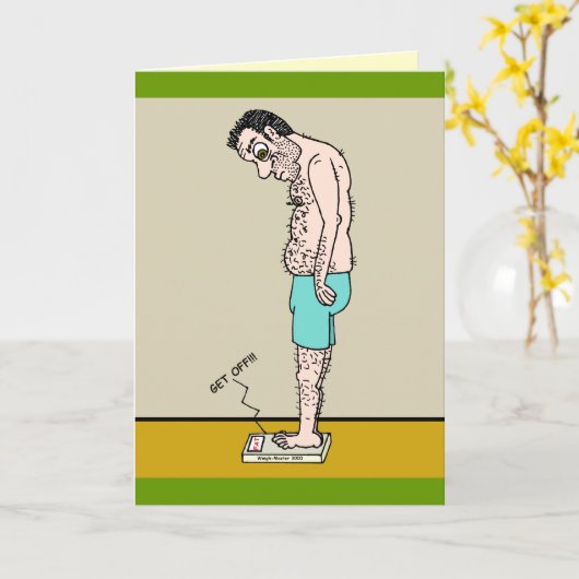 Scale of Justice Greeting Card カード (黄色い花)