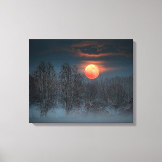 Scalenghe in Piedmont, Italy キャンバスプリント (正面)