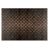 SCALES3黒い大理石及び青銅の金属(R) カッティングボード (正面)