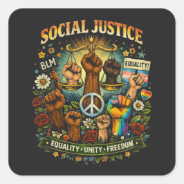 Scales of Justice スクエアシール