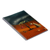 Scales of Truth – Surreal Desert Symbolism ノートブック (右側)