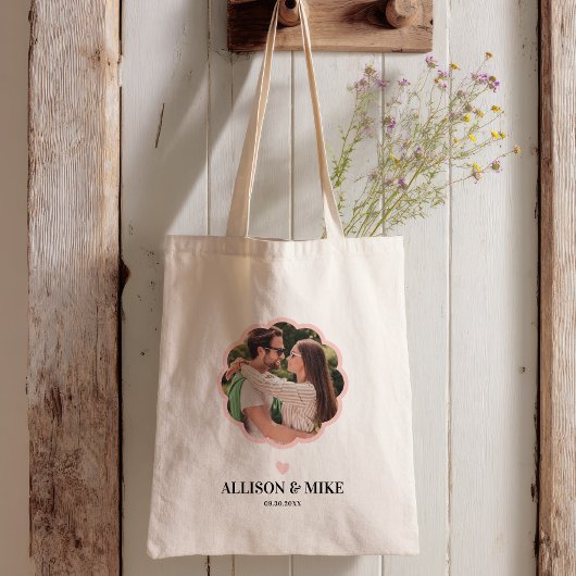 Scallop Photo Wedding Welcome Bag for Hotel Guests トートバッグ
