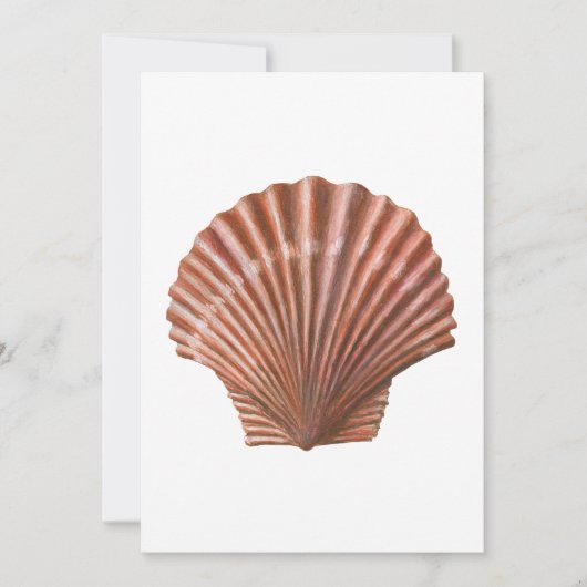 Scallop Shell 招待状 (正面)