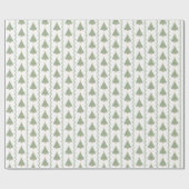 Scallop Shell Trees and Boughs Wrapping Paper ラッピングペーパー (フラット)