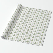 Scallop Shell Trees and Boughs Wrapping Paper ラッピングペーパー (アンロールド)