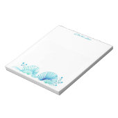 Scallop Shells and Flowers ノートパッド (回転)