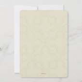 Scalloped Edge Second Marriage結婚式招待状 招待状 (裏面)