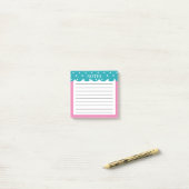 Scalloped Post it Notes ポストイット (デスク上)