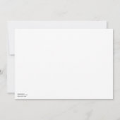 Scallops Still Life 招待状 (裏面)