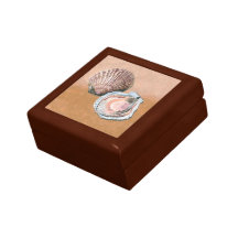 Scallops Still Life Keepsake Box