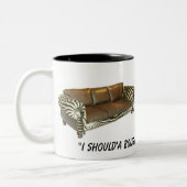 "Scallywag"のコーヒー・マグ ツートーンマグカップ (左)