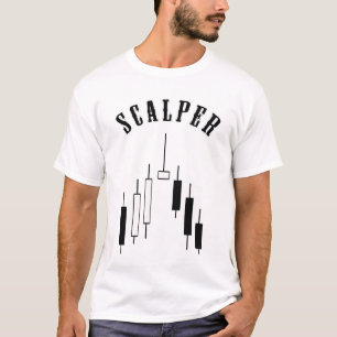 Scalper Business Graph白黒 Tシャツ
