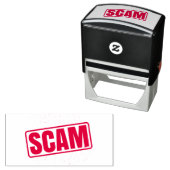 Scam - 自動浸透スタンプ 事務用・ビジネス用 セルフインキングスタンプ (インサイチュ)