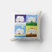 Scampの枕の4季節 クッション (正面)