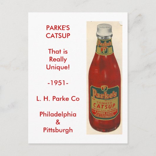 scan0001のPARKEのケチャップ ポストカード (正面)