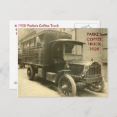 scan0009, PARKE'S COFFEE1920 ポストカード (正面/裏面)