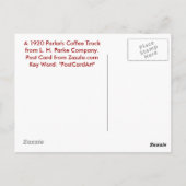 scan0009, PARKE'S COFFEE1920 ポストカード (裏面)