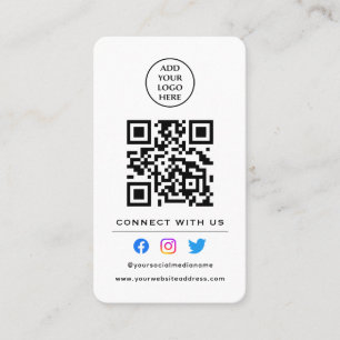 Scan 後を追 To Connect With Us QR Code Your Logo 名刺