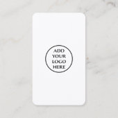 Scan 後を追 To Connect With Us QR Code Your Logo 名刺 (裏面)