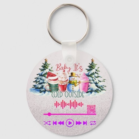 Scan for Video, "Cold Outside" KeyChain キーホルダー (正面)