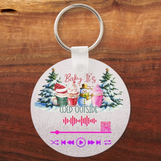 Scan for Video, "Cold Outside" KeyChain キーホルダー (裏面)