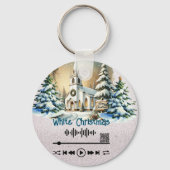 Scan for Video, "White Christmas" KeyChain キーホルダー (正面)