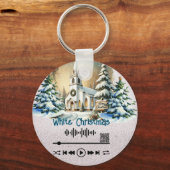 Scan for Video, "White Christmas" KeyChain キーホルダー (正面)