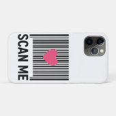 Scan Me -クリエイティブバーコードとハートデザイン Case-Mate iPhoneケース (裏面(横))