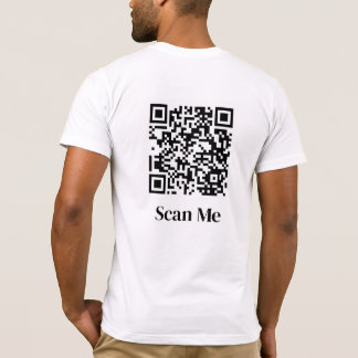 Scan Me Custom QR Code Tシャツ