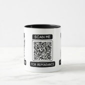 Scan Me For Repentance Acts 3:19-20 QRコード マグカップ (中央)