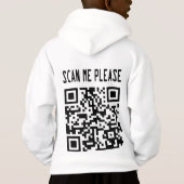Scan Me Please QR Code -スマイル、無料 (裏面)