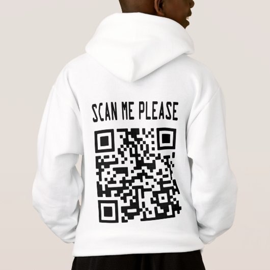 Scan Me Please QR Code -スマイル、無料 (裏面)