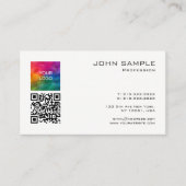 Scan Me QRコードテンプレートアップロードロゴプロモーション 名刺 (正面)