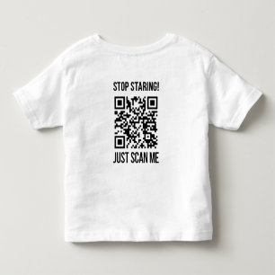 Scan Me QRコード：未来を作成 トドラーTシャツ