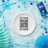 Scan Me QR Code:毎日親切を選ぶ ペーパープレート (パーティー)